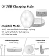 2020 New Night Lamp With Motion Sensor Warm/White Night Lights For Home As Children's Night Light For Kitchen/ Cabinet/ Wardrobe