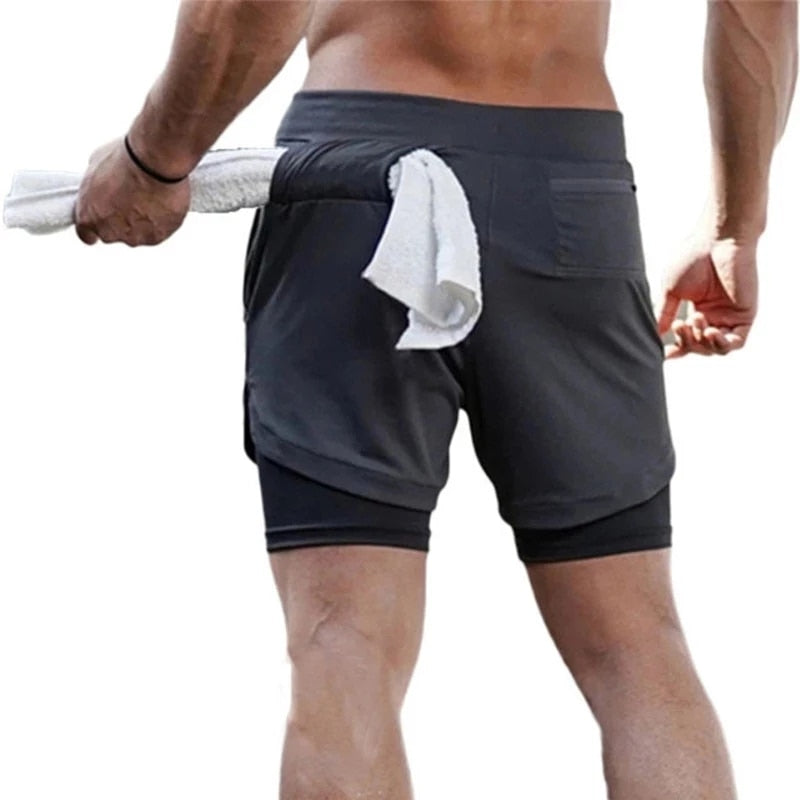Running Sports Jogging Gym Quick Dry Mens Shorts
