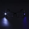 Unisex Multi Strength Reading Glasses with LED Magnifier Light Up Eyeglasses