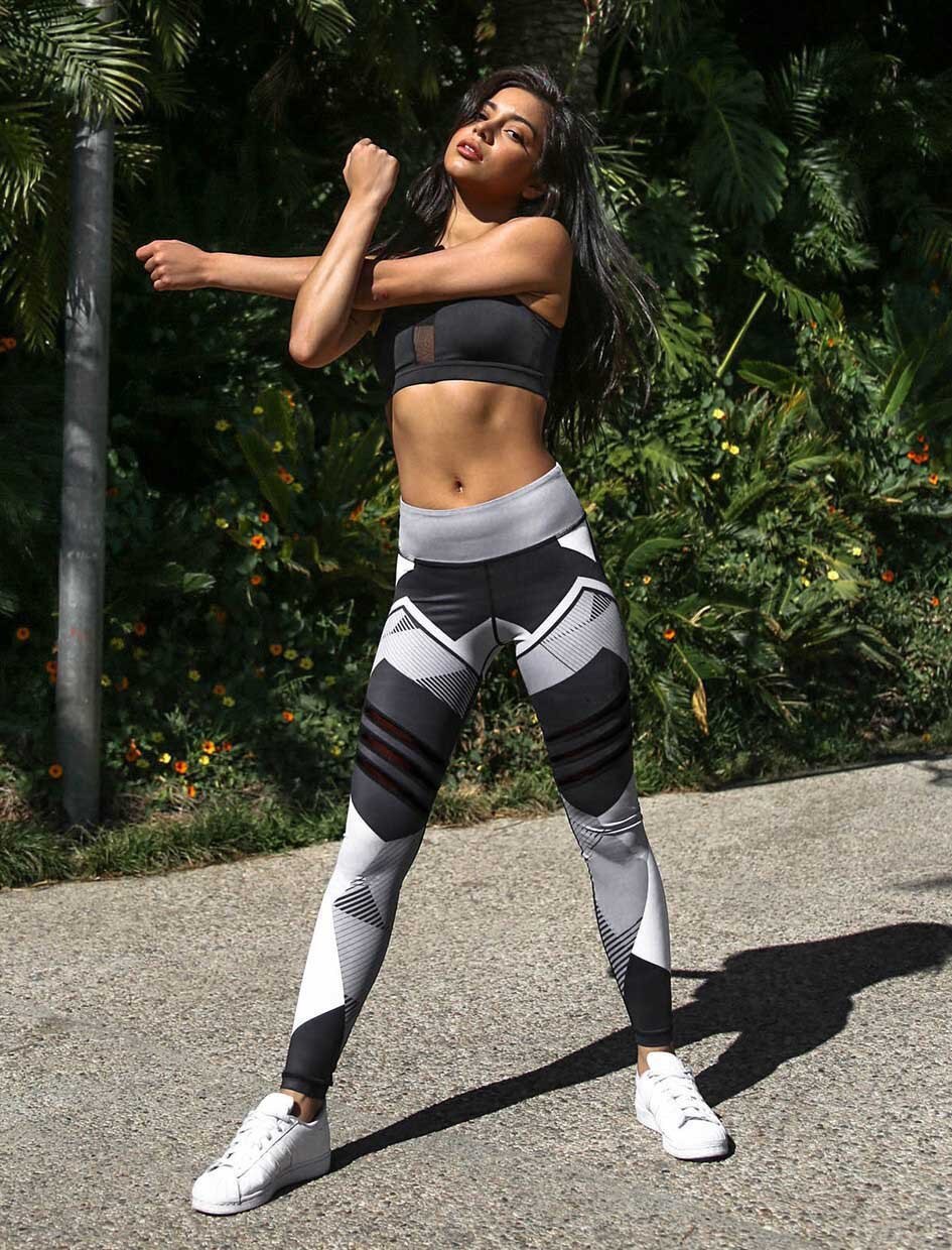 S-XXXL】Women Yoga Pants Quickly Dry Workout Jogging Sportswear