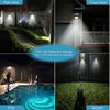 LED flashlight outdoor sensor wall waterproof solar garden street light sensor automatically lamp motion public road Night blubs