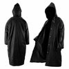 High Quality 1PC 145*68CM EVA Unisex Raincoat Thickened Waterproof Rain Coat Women Men Black Camping Waterproof Rainwear Suit