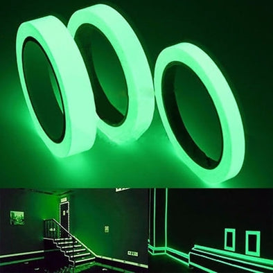 3 Meters Luminous Tape Self-adhesive Glowing In The Dark Safety Stage Tape Home Decoration Warning Tape Bicycle Accessories