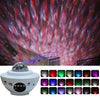 Colorful LED Star Light Projector Rotating Ocean Wave Night Lights Bluetooth Music USB Nebula Lamp Starry Sky Galaxy Light Decor