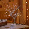 LED Copper Wire Night Light Tree Fairy Lights Home Decoration Night Lamp For Bedroom Bedside Table Lamp USB And Battery Operated